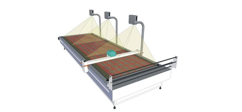 Il taglio dei tessuti con stampe? Niente di più facile, grazie ai nostri sistemi “visionari”